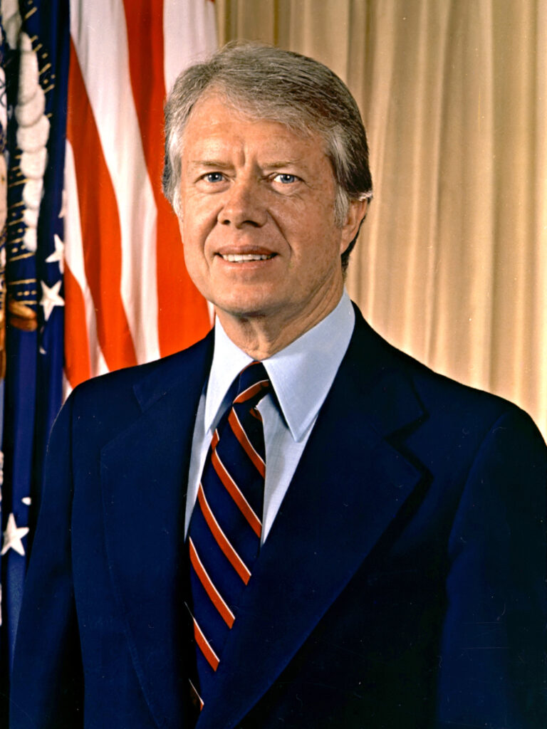 A portrait of President Jimmy Carter